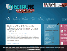 Tablet Screenshot of digitalne.ellano.sk